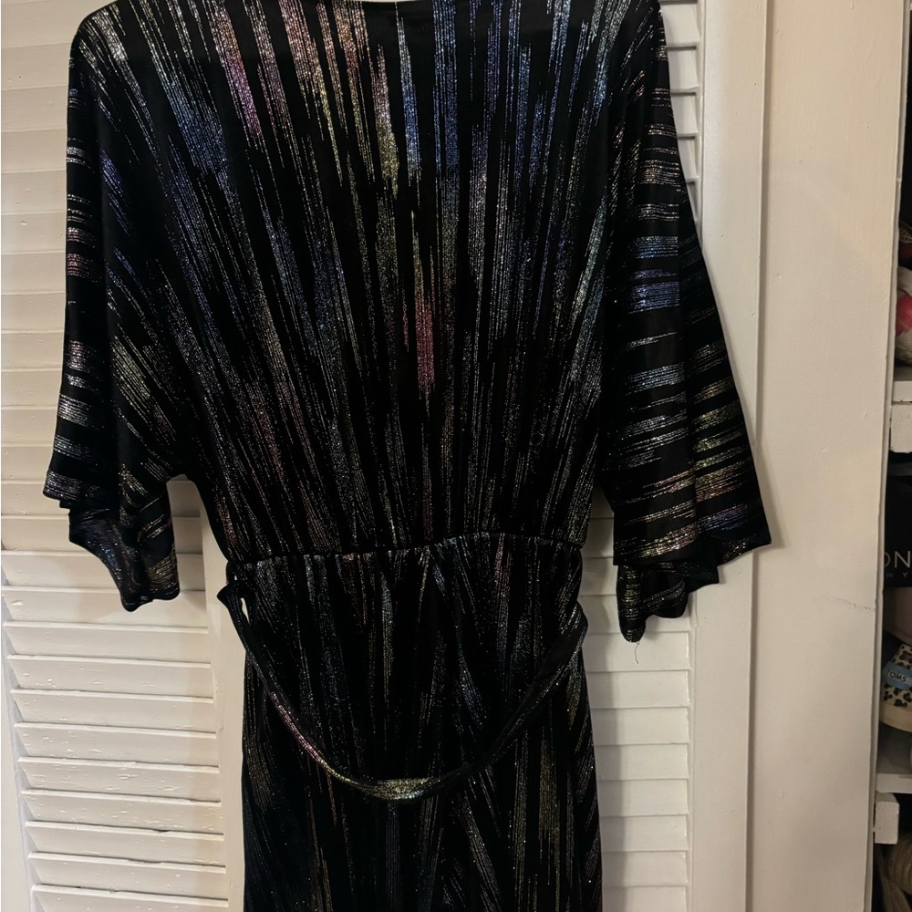 Fashion Nova. Xl. Chrome sparkle romper
